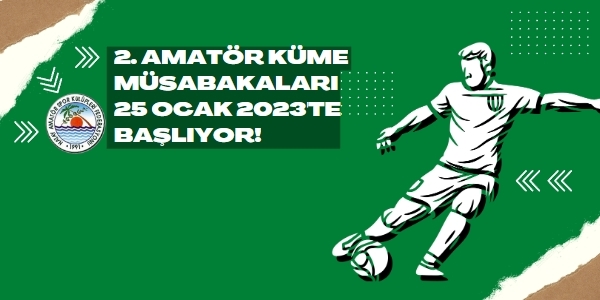2. Amatör Küme Başlıyor!