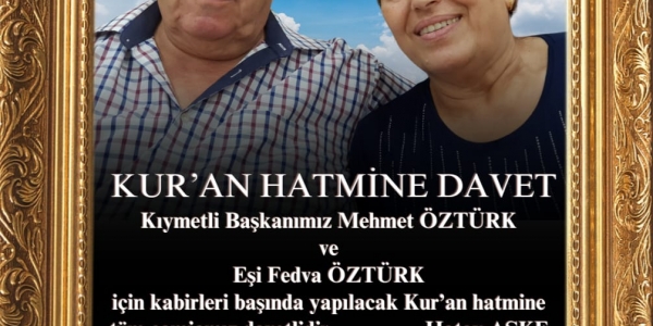 KUR'AN HATMİNE DAVET